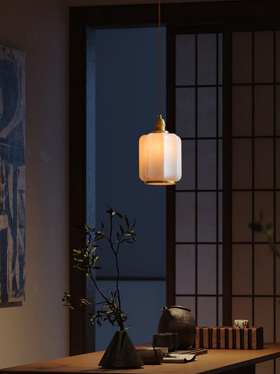 Lume Brass Vintage Pendant Light - Neutral Decor