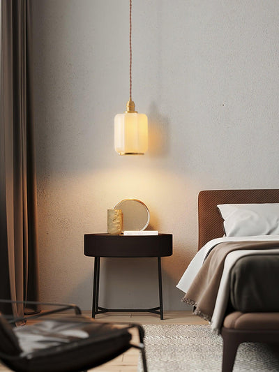 Lume Brass Vintage Pendant Light - Neutral Decor