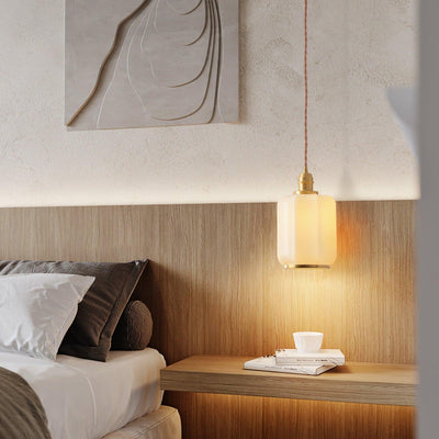 Lume Brass Vintage Pendant Light - Neutral Decor