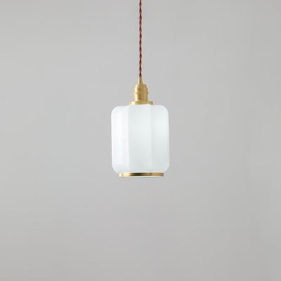 Lume Brass Vintage Pendant Light - Neutral Decor