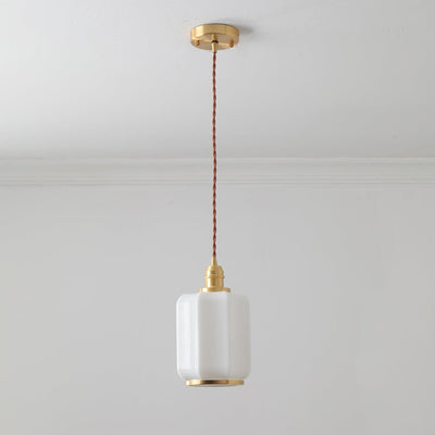 Lume Brass Vintage Pendant Light - Neutral Decor