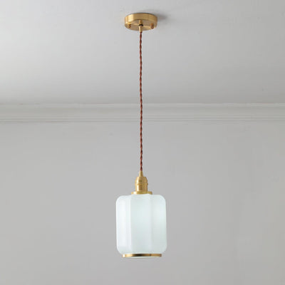 Lume Brass Vintage Pendant Light - Neutral Decor