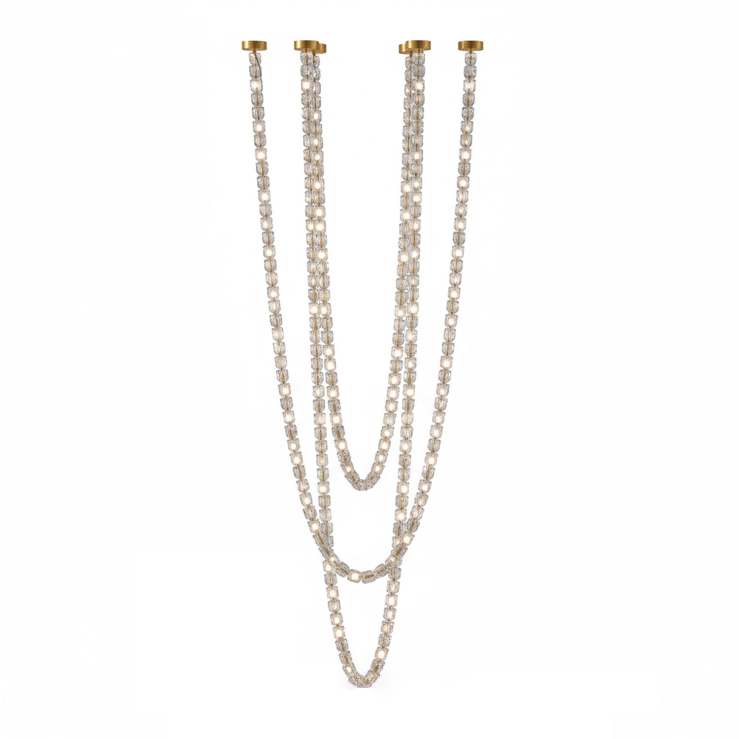 Nexus Gold  Crystal Chandelier