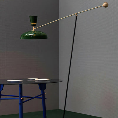 Celeste Minimalism Brass Floor Lamp