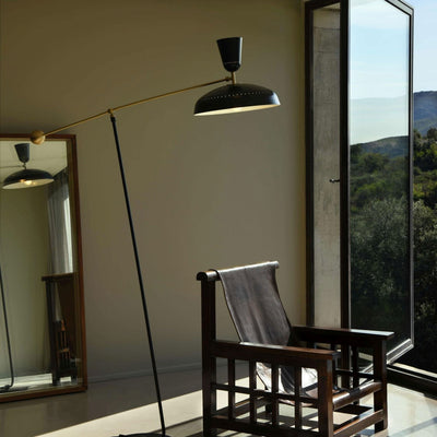 Celeste Minimalism Brass Floor Lamp