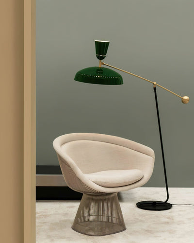 Celeste Minimalism Brass Floor Lamp