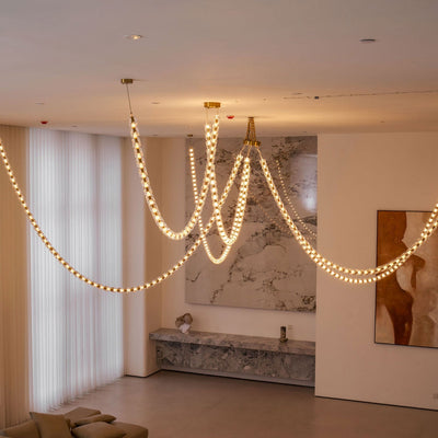Nexus Gold  Crystal Chandelier
