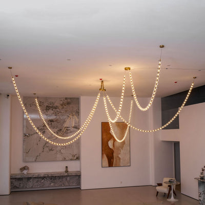 Nexus Gold  Crystal Chandelier