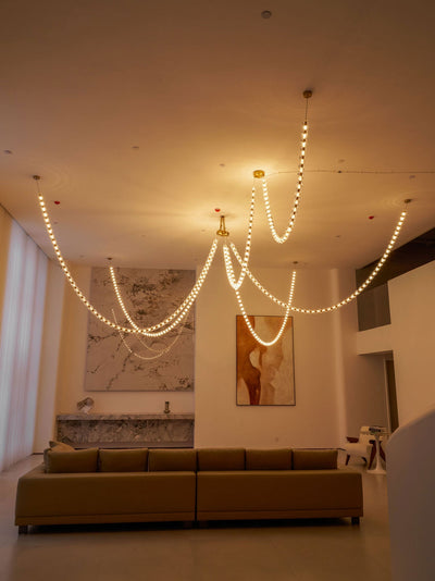 Nexus Gold  Crystal Chandelier