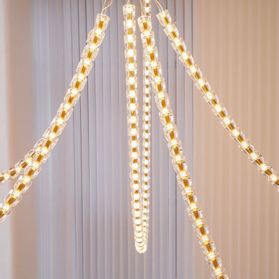 Nexus Gold  Crystal Chandelier