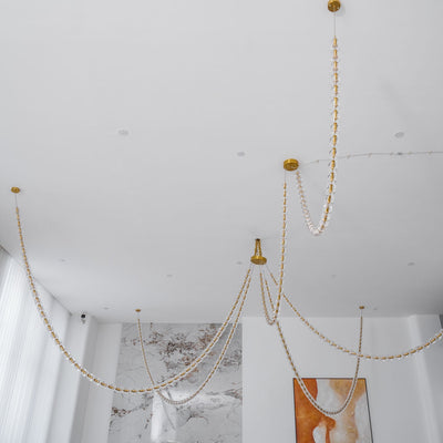 Nexus Gold  Crystal Chandelier