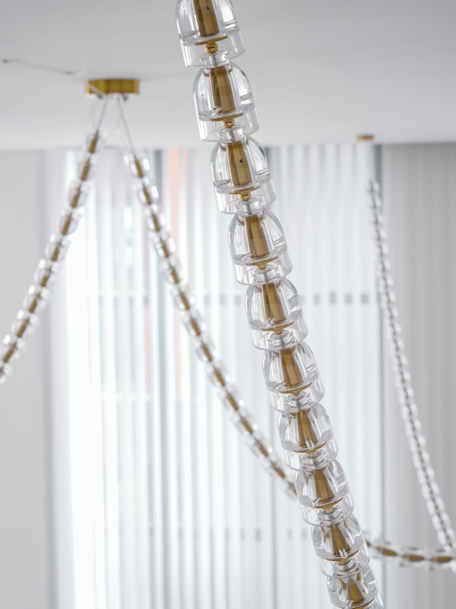 Nexus Gold  Crystal Chandelier