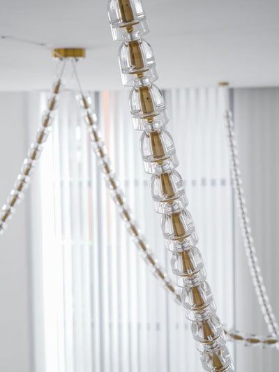 Nexus Gold  Crystal Chandelier