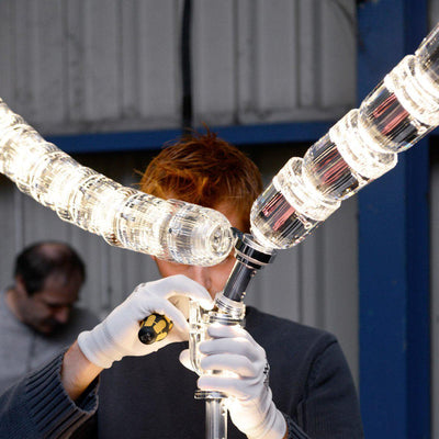 Nexus Gold  Crystal Chandelier