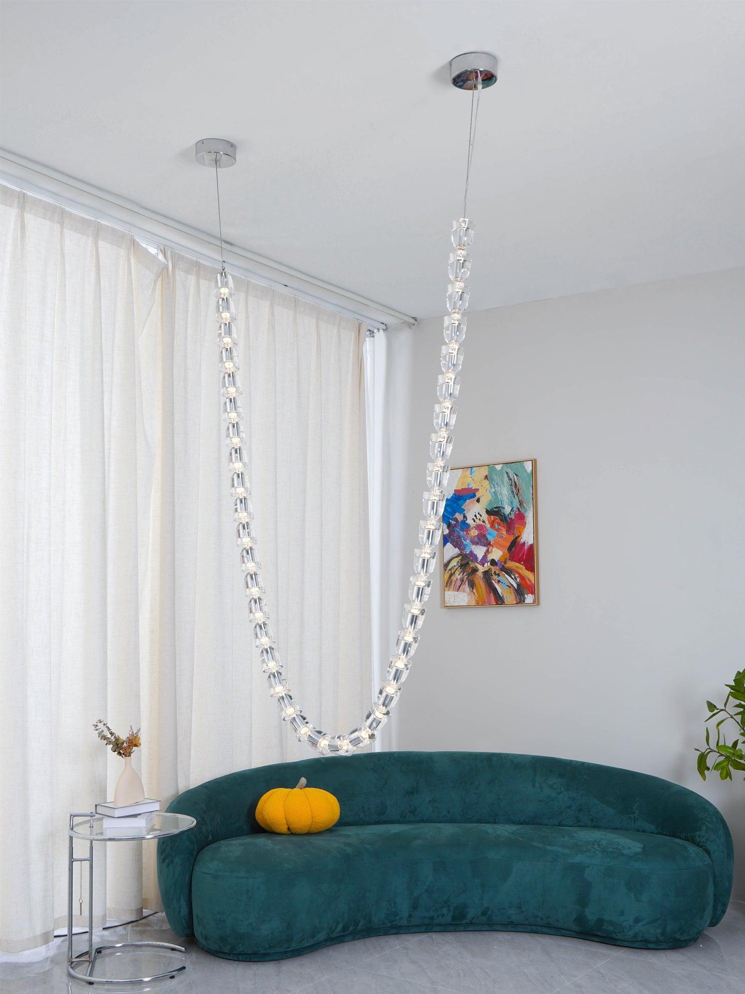 Nexus Gold  Crystal Chandelier