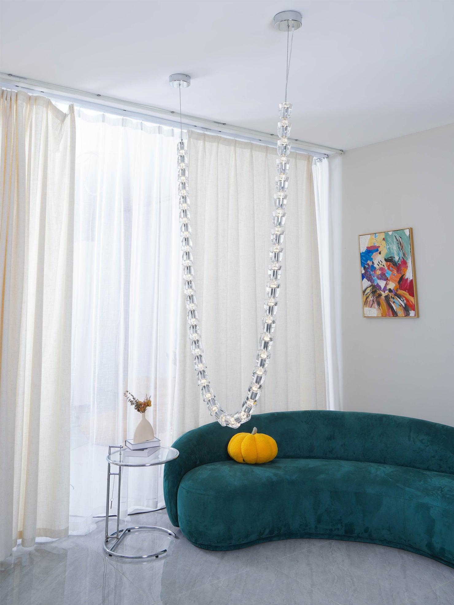 Nexus Gold  Crystal Chandelier