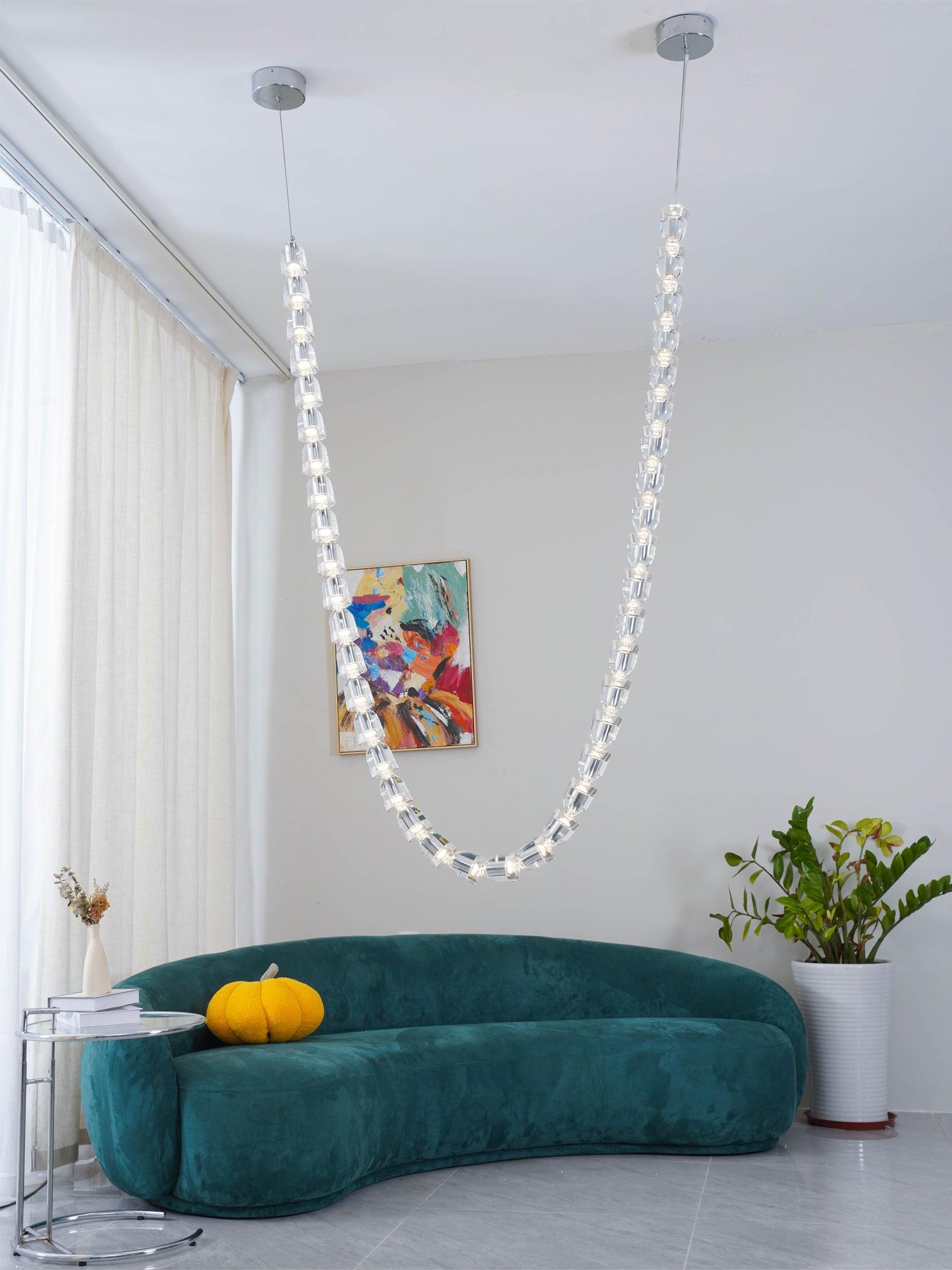 Nexus Gold  Crystal Chandelier