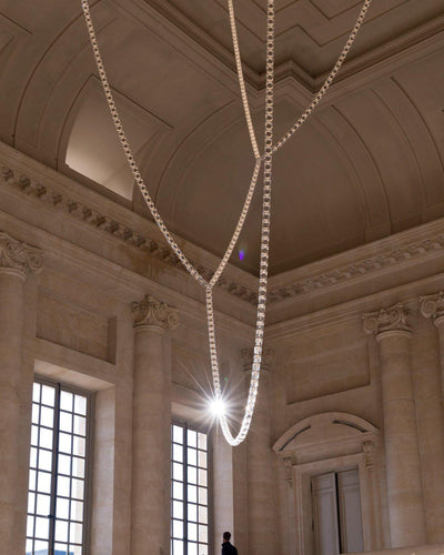 Nexus Gold  Crystal Chandelier