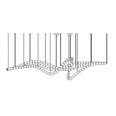 Nexus Gold  Crystal Chandelier