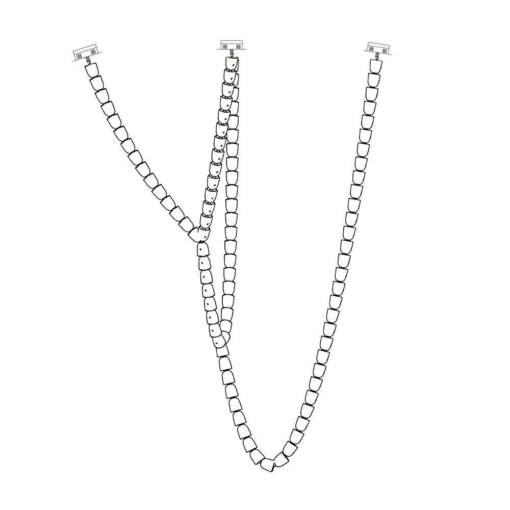 Nexus Gold  Crystal Chandelier