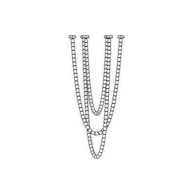 Nexus  Chrome   Crystal Chandelier