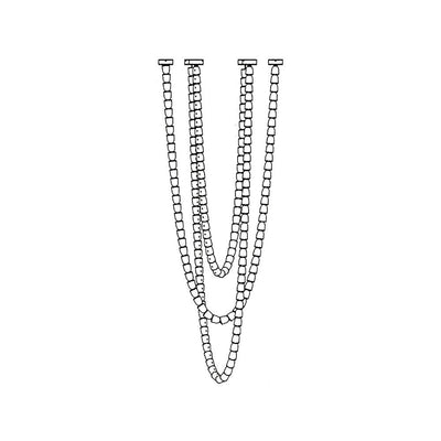 Nexus  Chrome   Crystal Chandelier