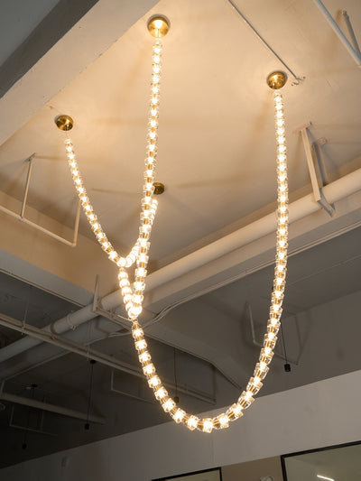 Nexus Gold  Crystal Chandelier