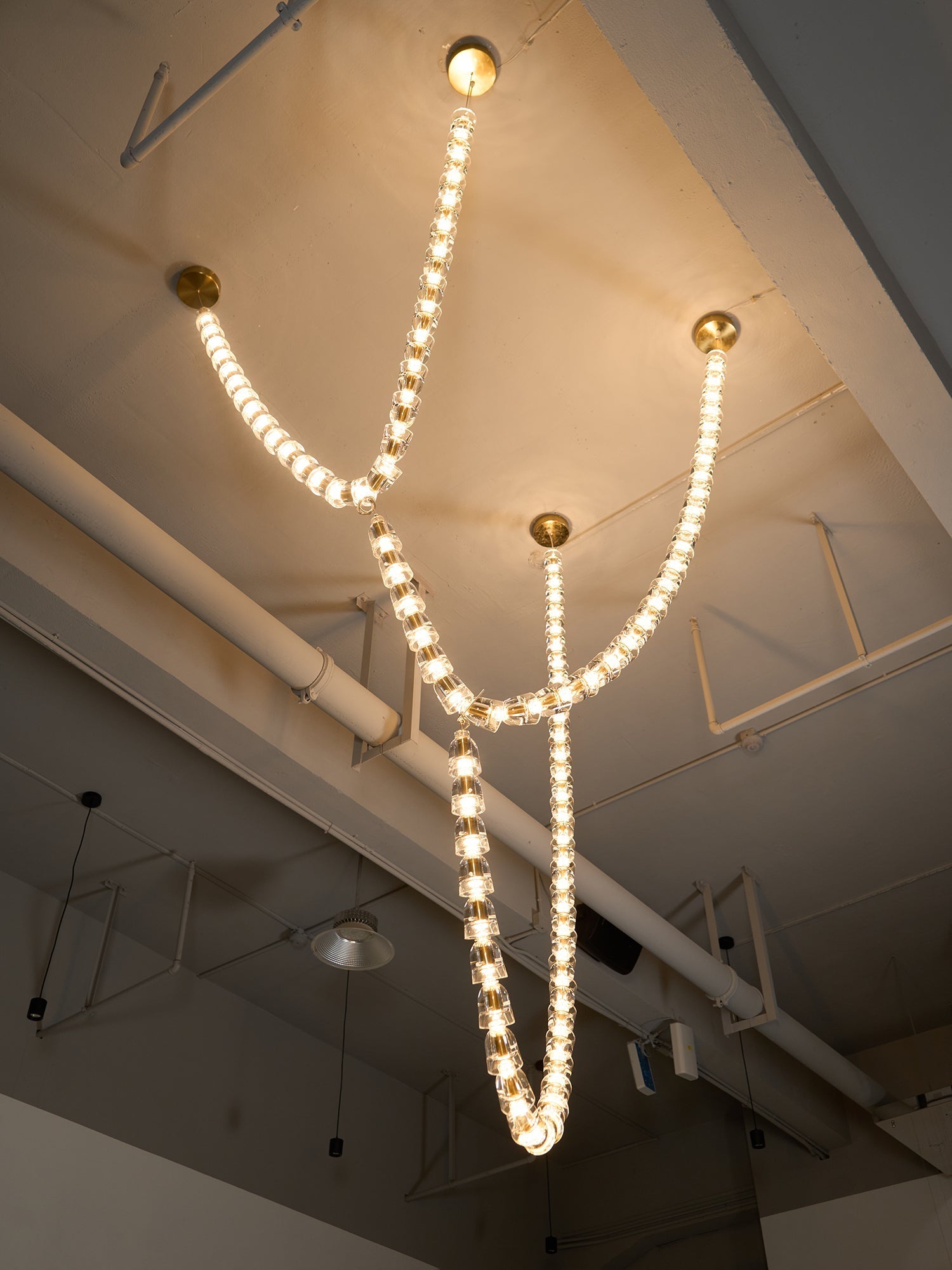 Nexus Gold  Crystal Chandelier