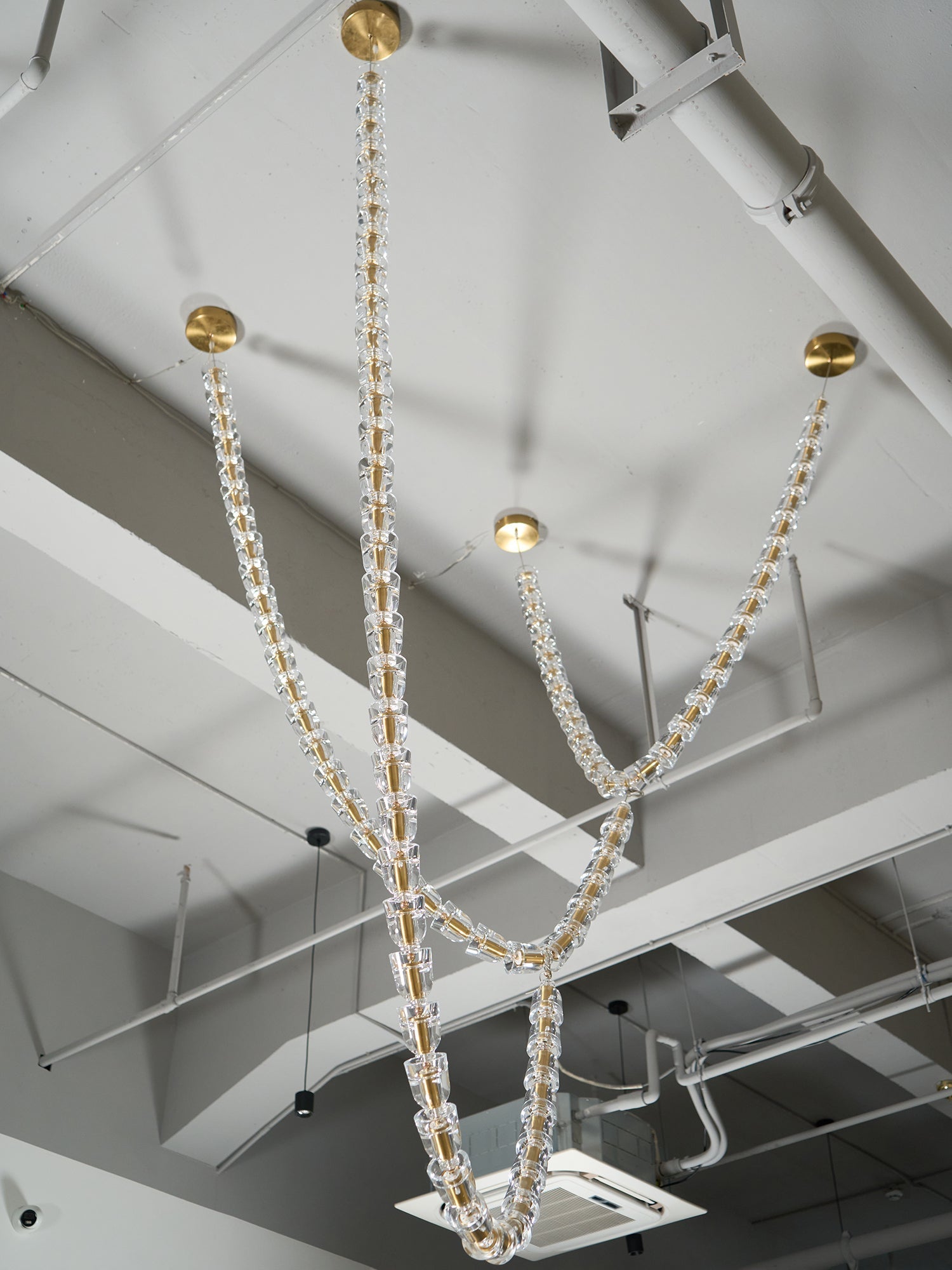 Nexus Gold  Crystal Chandelier