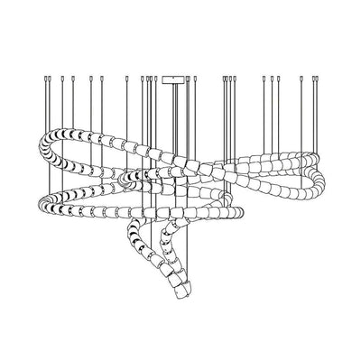 Cavenira Art Deco Crystal Chandelier