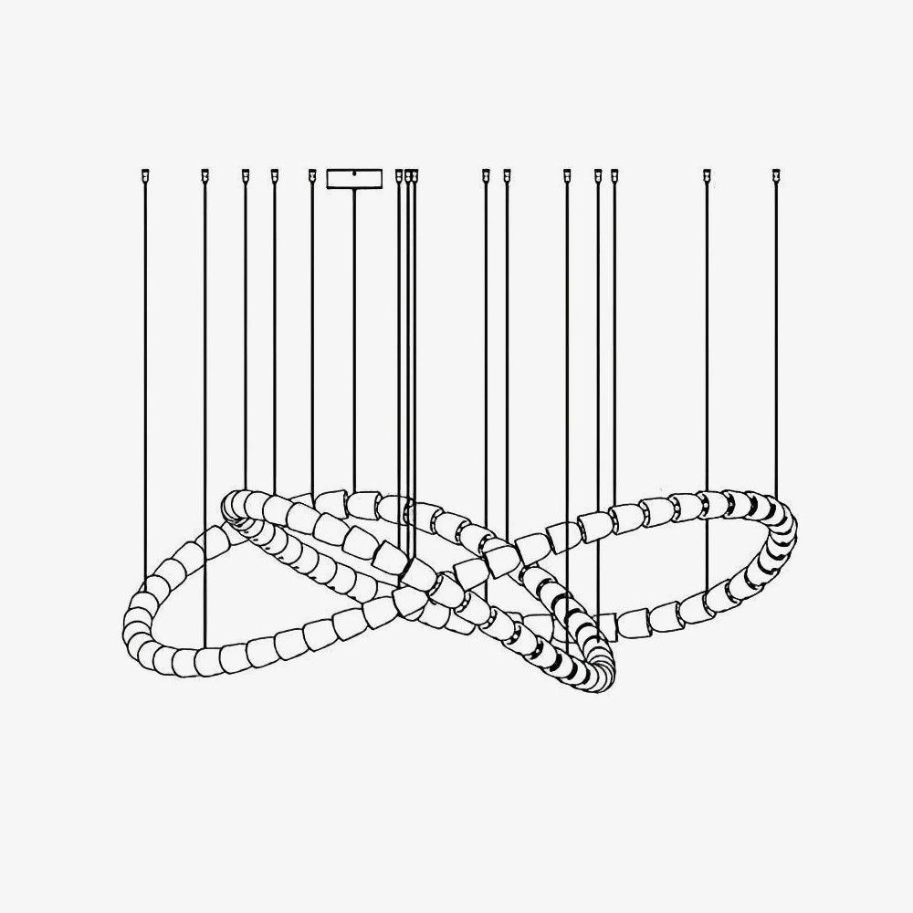 Nysilisra Luxe Crystal Pendant Light