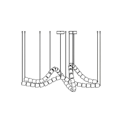 Zevenila Modern Acrylic Chandelier