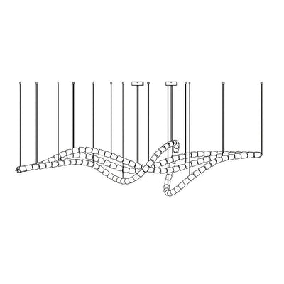 Zevenila Modern Acrylic Chandelier