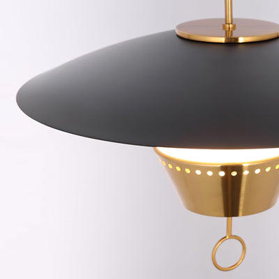 Oriuissa Chandelier Retro Brass