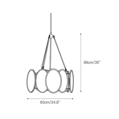 Liorisena Glass Chandelier