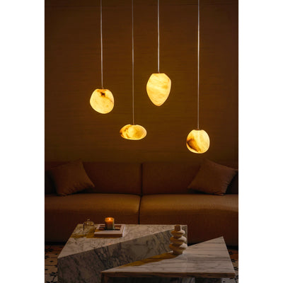 Nivisaya Pebbles Alabaster Pendant Lamp