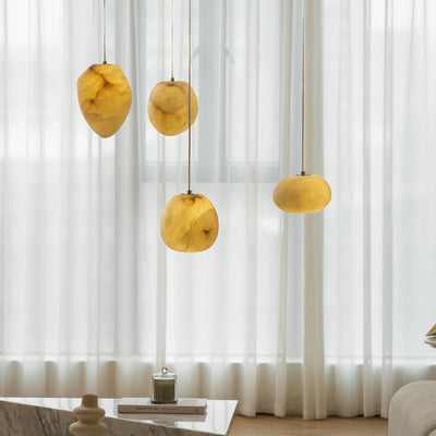 Nivisaya Pebbles Alabaster Pendant Lamp