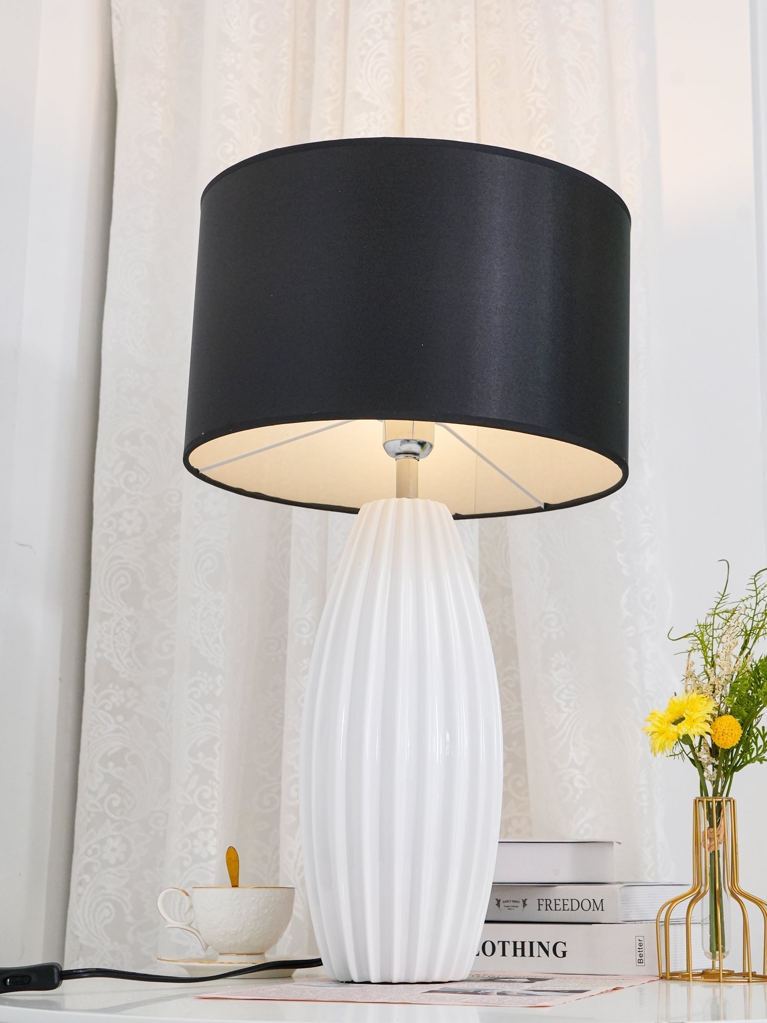Terioina Modern Ceramics Table Lamp