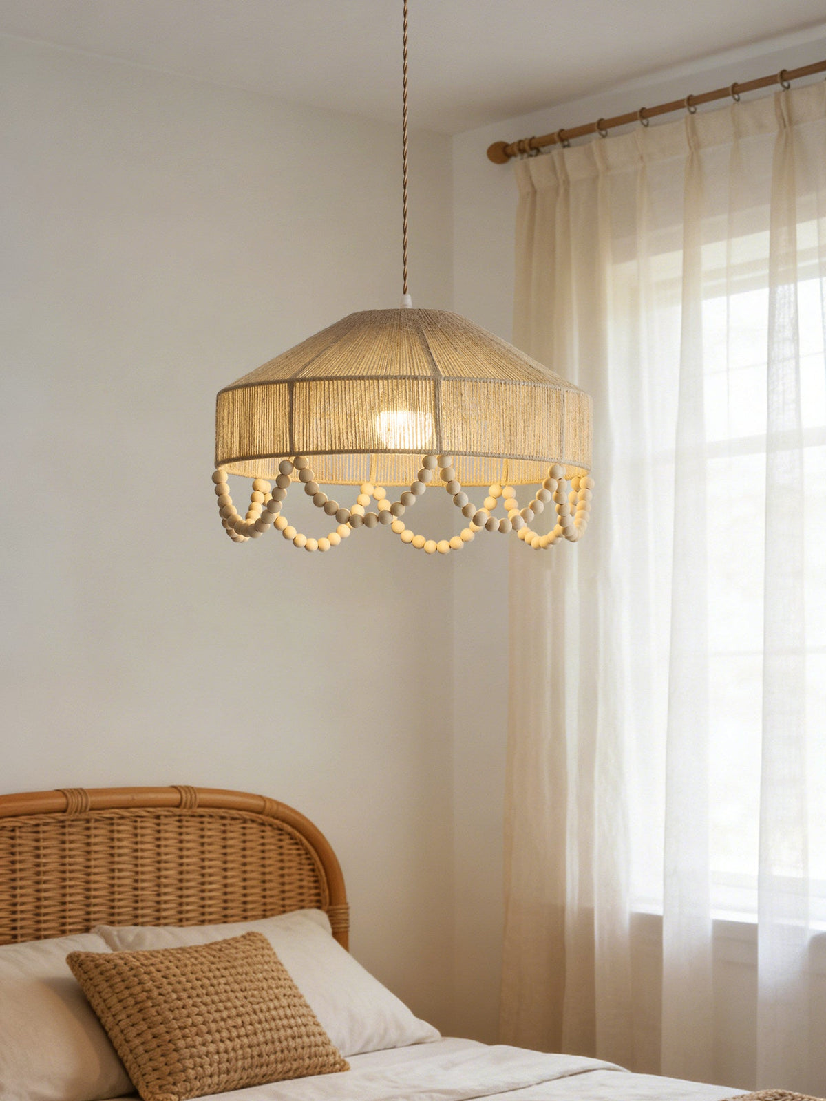 Southvale1 Hemp Rope Pendant Lamp