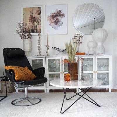 Lirove Steel Sculptural Table Lamp
