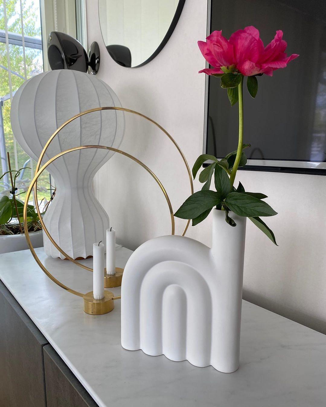 Lirove Steel Sculptural Table Lamp