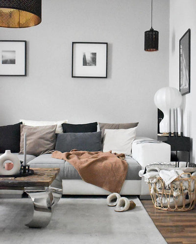 Lirove Steel Sculptural Table Lamp