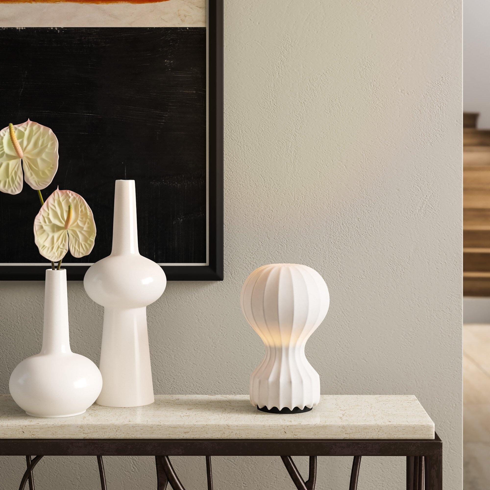 Lirove Steel Sculptural Table Lamp