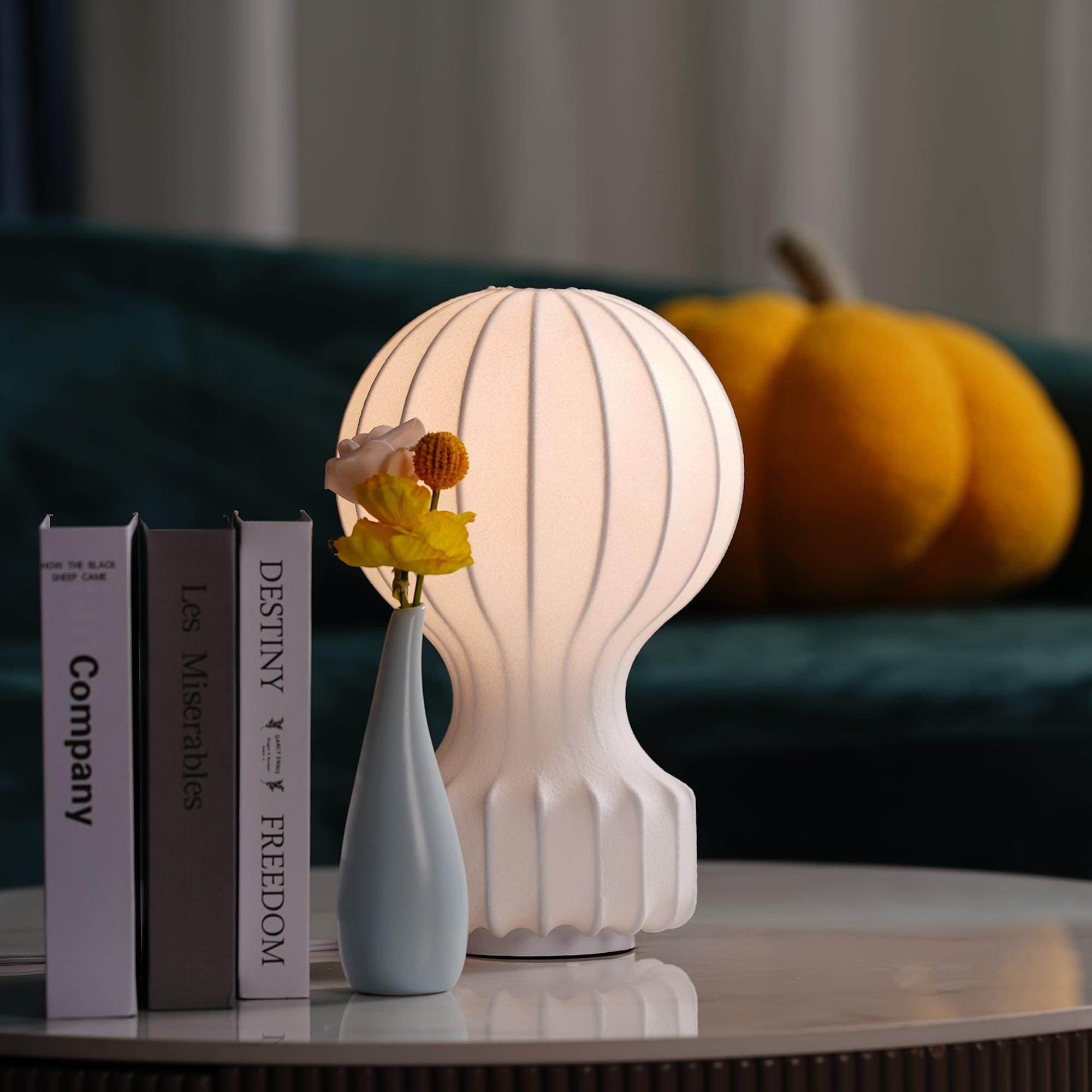 Lirove Steel Sculptural Table Lamp