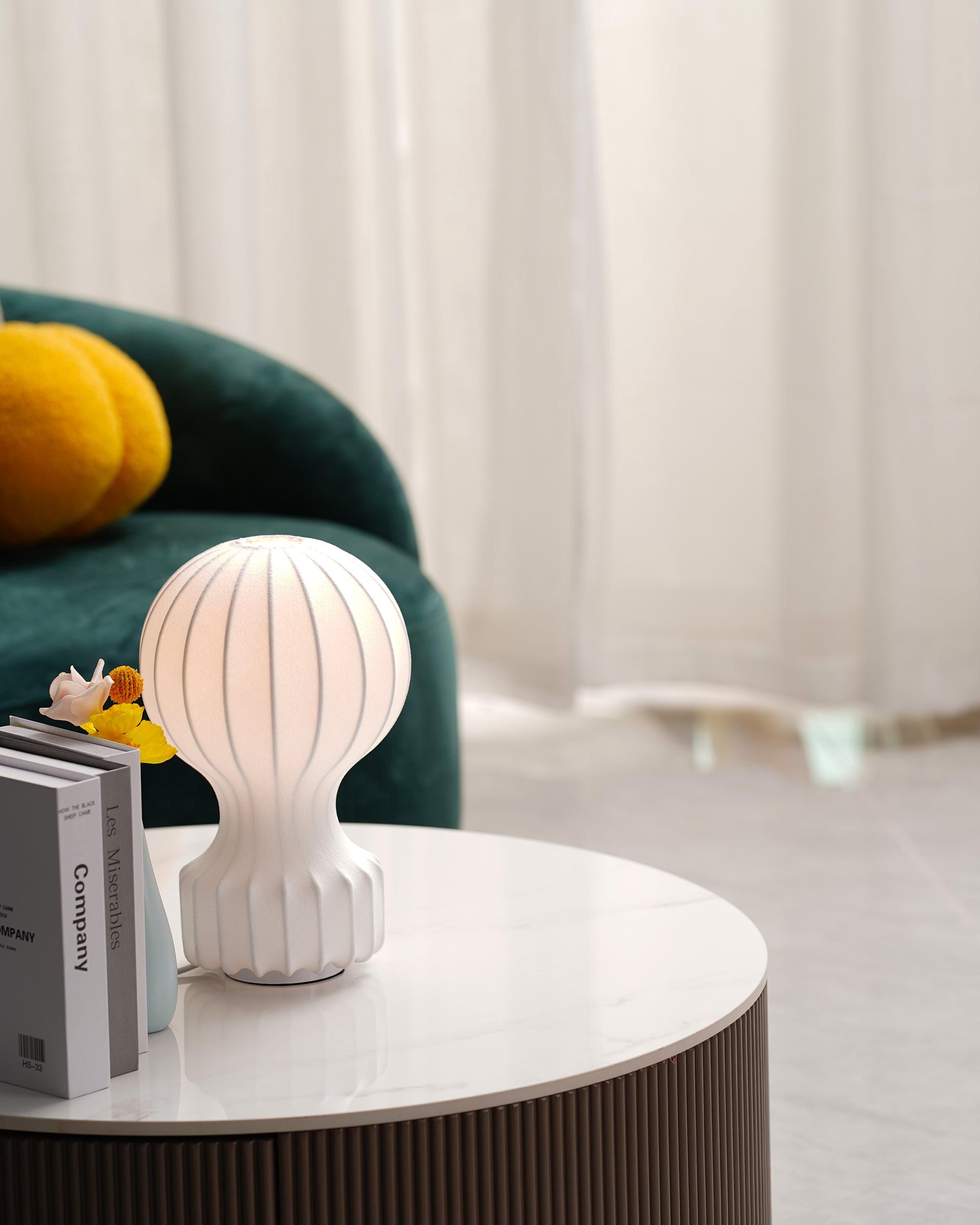 Lirove Steel Sculptural Table Lamp