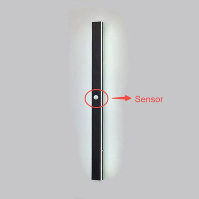 Arisha Ripple Minimalist Linear LED Outdoor Wall Lamp Garden Corridor Balcony - Neutral Decor