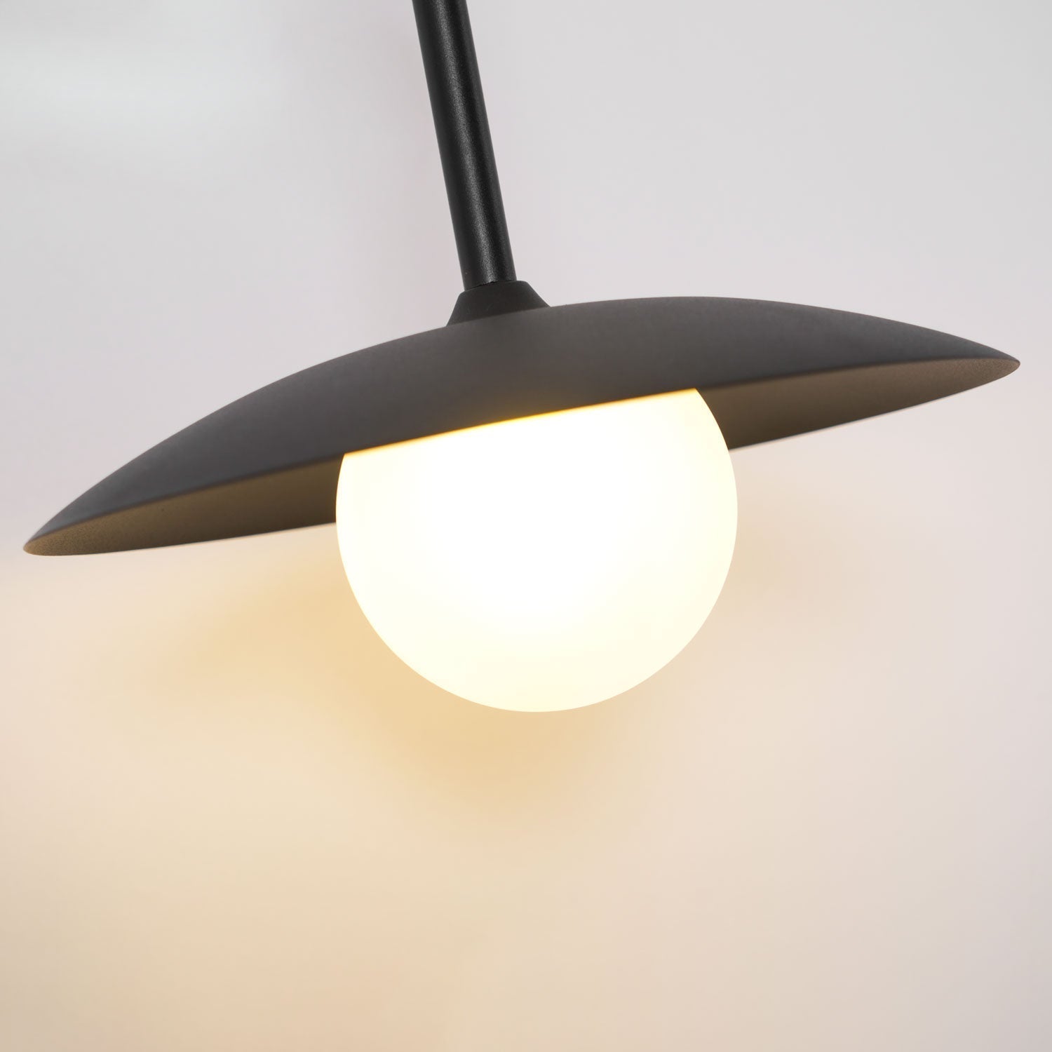 Paxon Swing Arm Plug-in Glass Wall Lamp