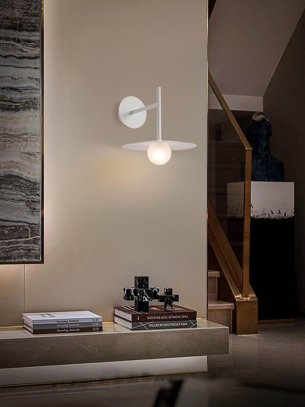 Orsilus Vintage Industrial Plug-In Wall Lamp