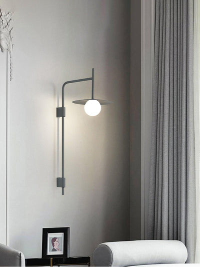 Paxon Swing Arm Plug-in Glass Wall Lamp