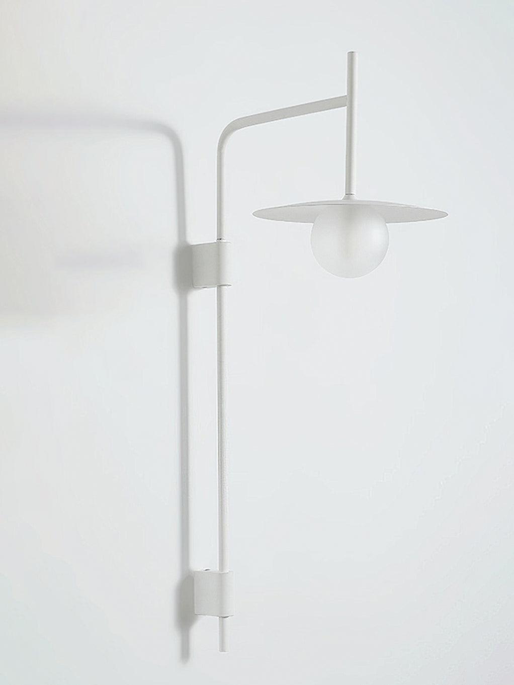 Paxon Swing Arm Plug-in Glass Wall Lamp